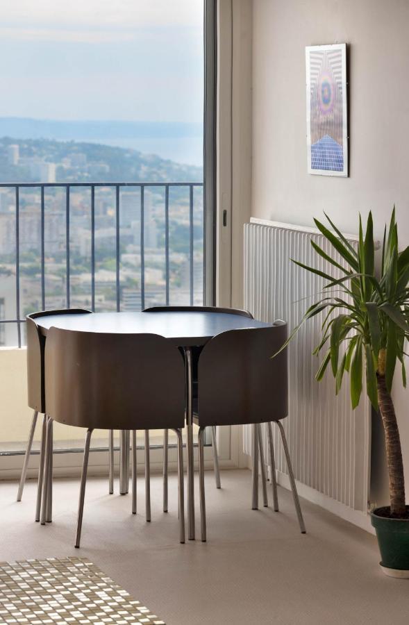 Ferienwohnung Panoramic View Of Marseille For Two Exterior foto