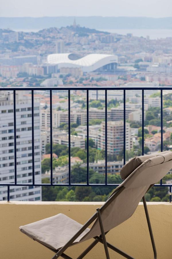 Ferienwohnung Panoramic View Of Marseille For Two Exterior foto